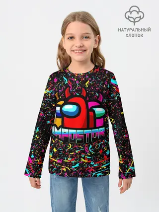 Детский лонгслив / AMONG US