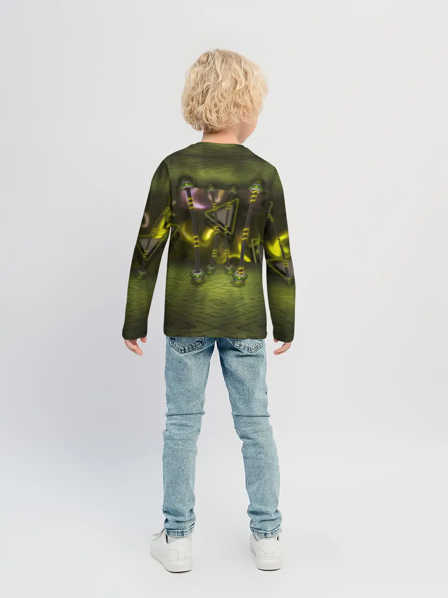 Детский лонгслив / AbstractThings 3
