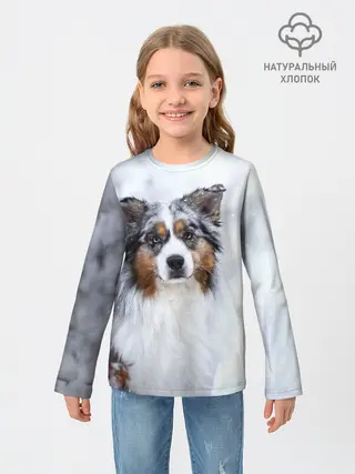 Детский лонгслив / Австралийская овчарка