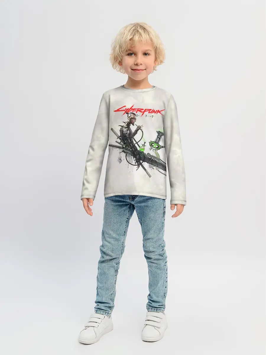 Детский лонгслив / CYBERPUNK 2077