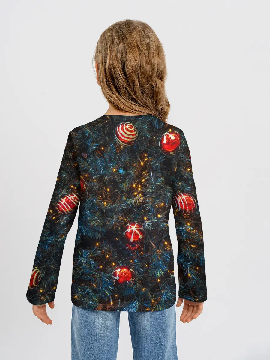 Детский лонгслив / Новый Год