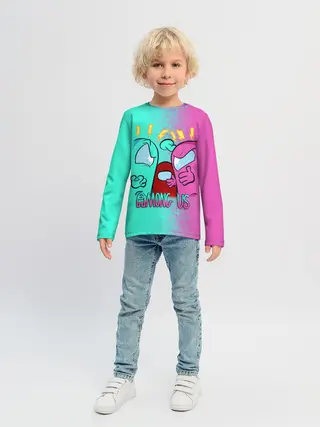 Детский лонгслив / AMONG US