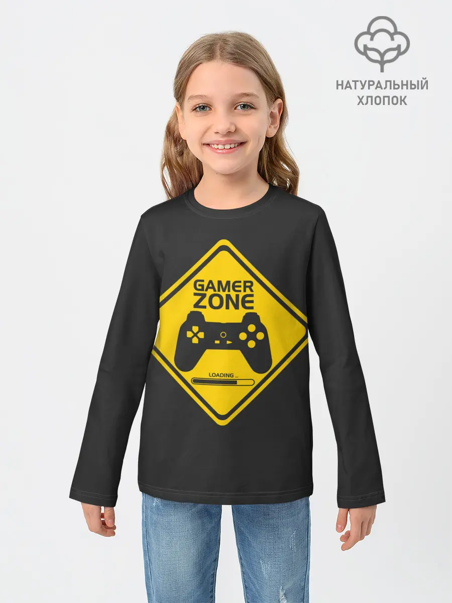 Детский лонгслив / Gamer zone