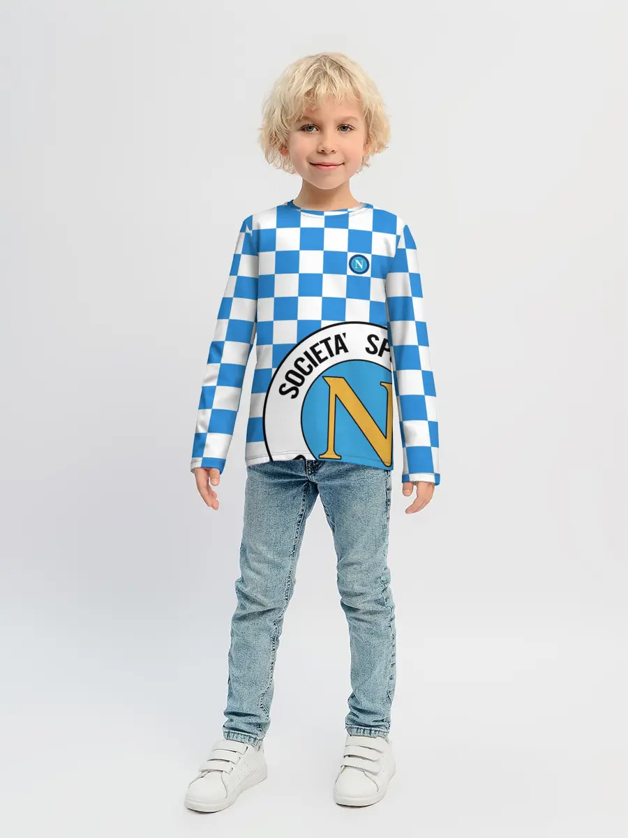 Детский лонгслив / Форма Наполи - Марадона 10