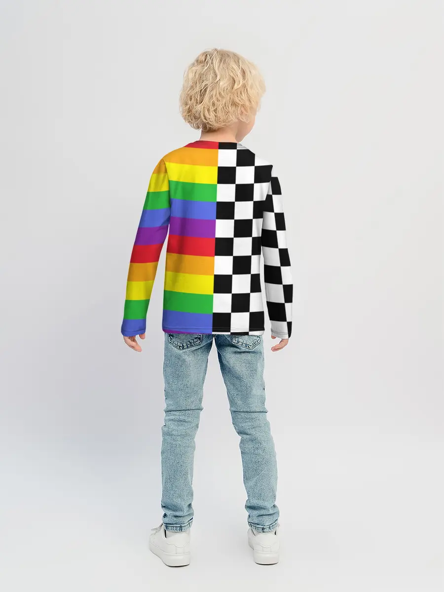 Детский лонгслив / Rainbow