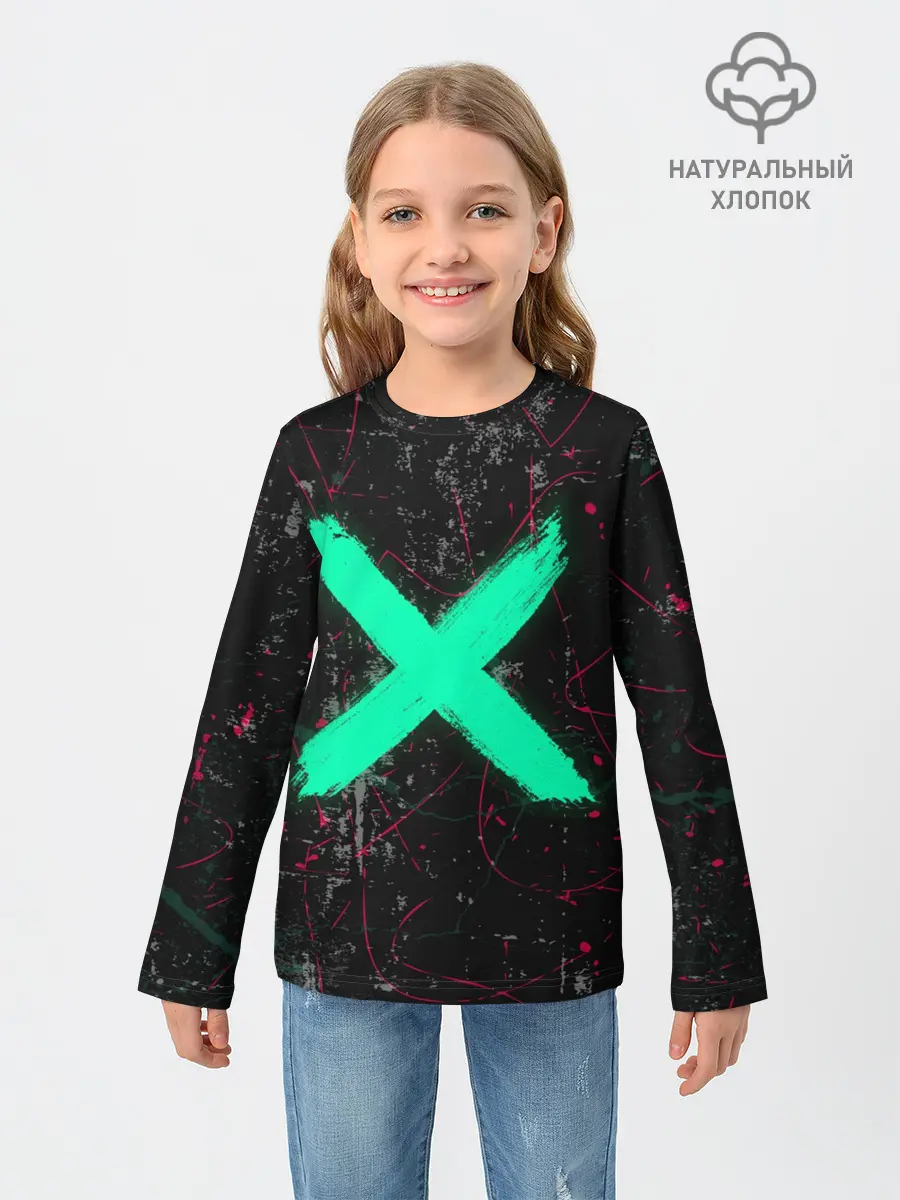 Детский лонгслив / Silence