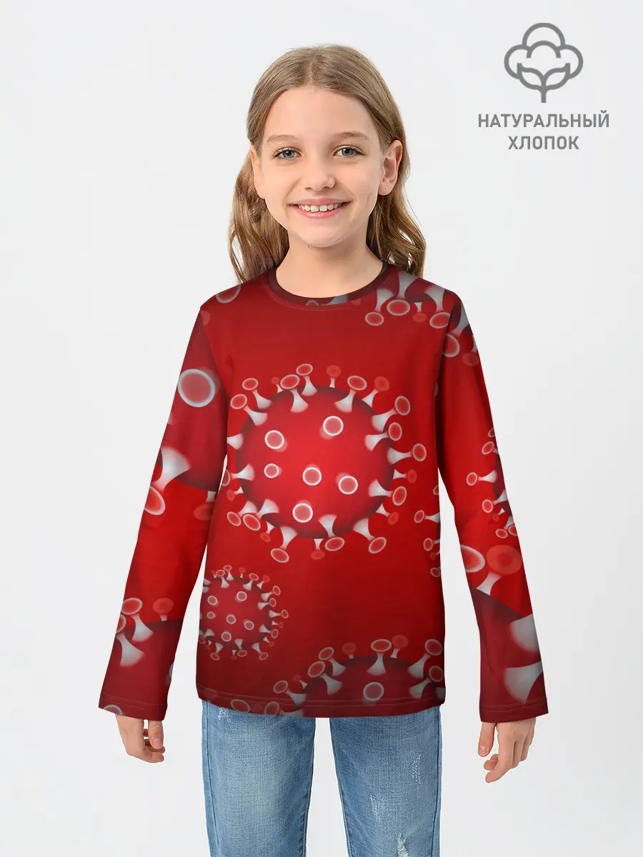 Детский лонгслив / Вирусяка