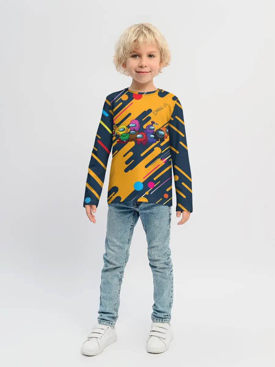 Детский лонгслив / Among us