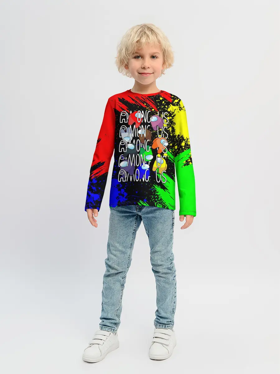 Детский лонгслив / AMONG US