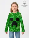 Детский лонгслив / ЗИМНИЙ MINECRAFT