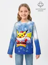 Детский лонгслив / НОВОГОДНИЙ ПИКАЧУ