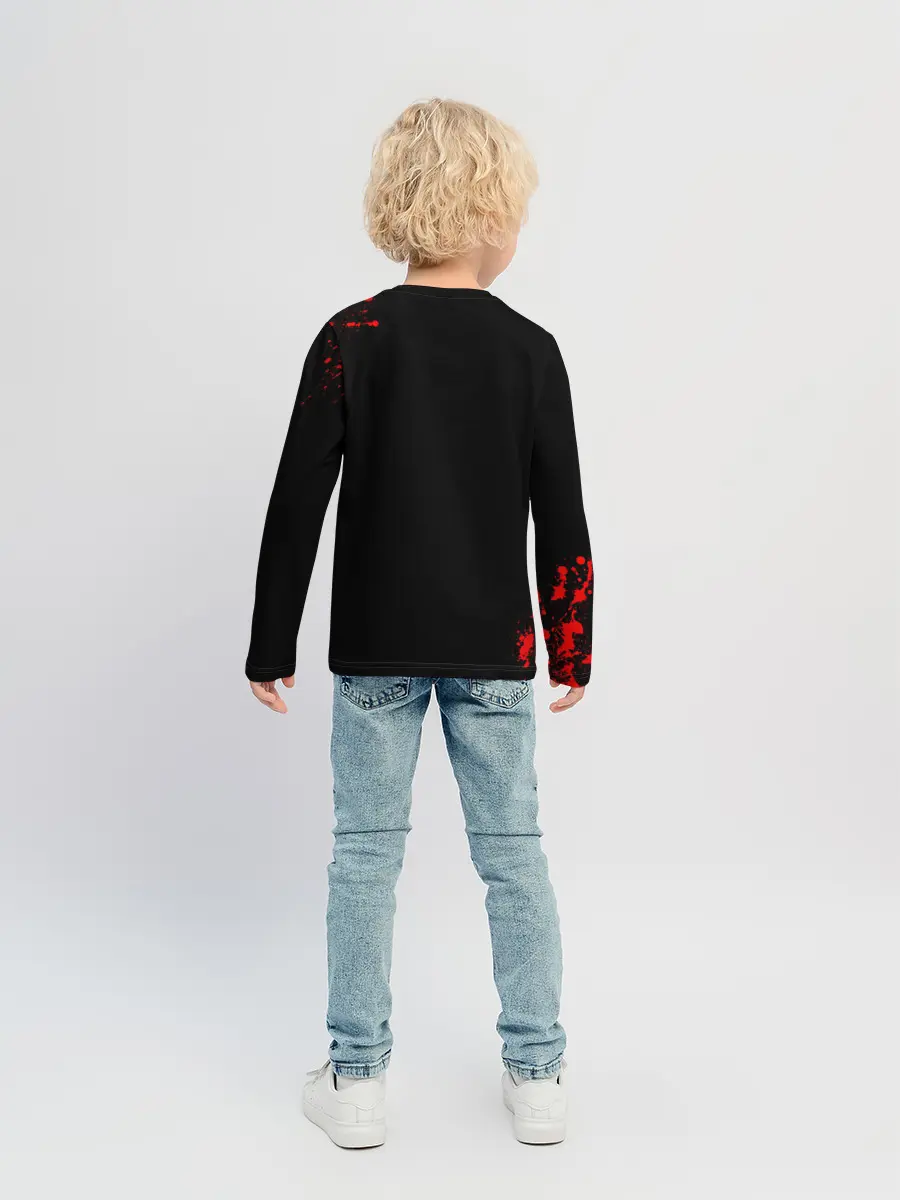 Детский лонгслив / Among Us Gucci