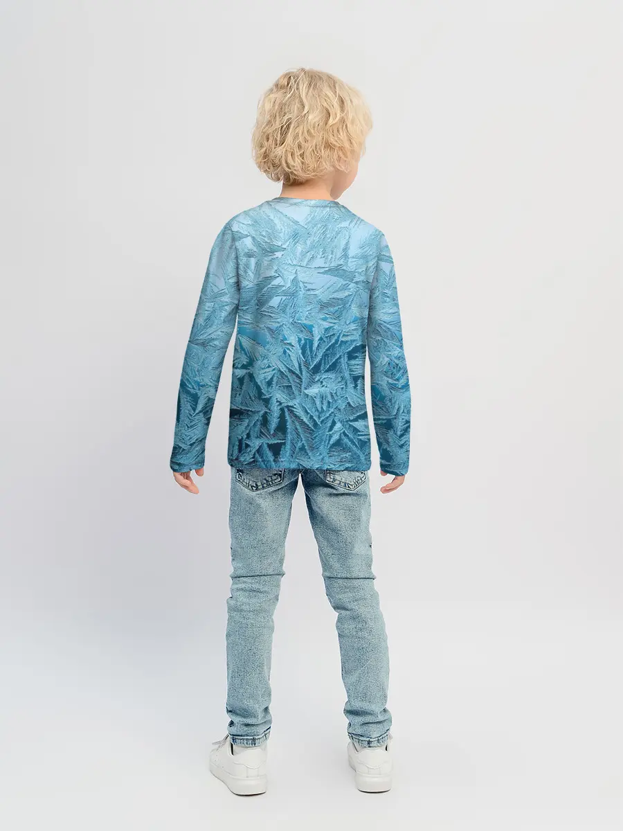 Детский лонгслив / Иней