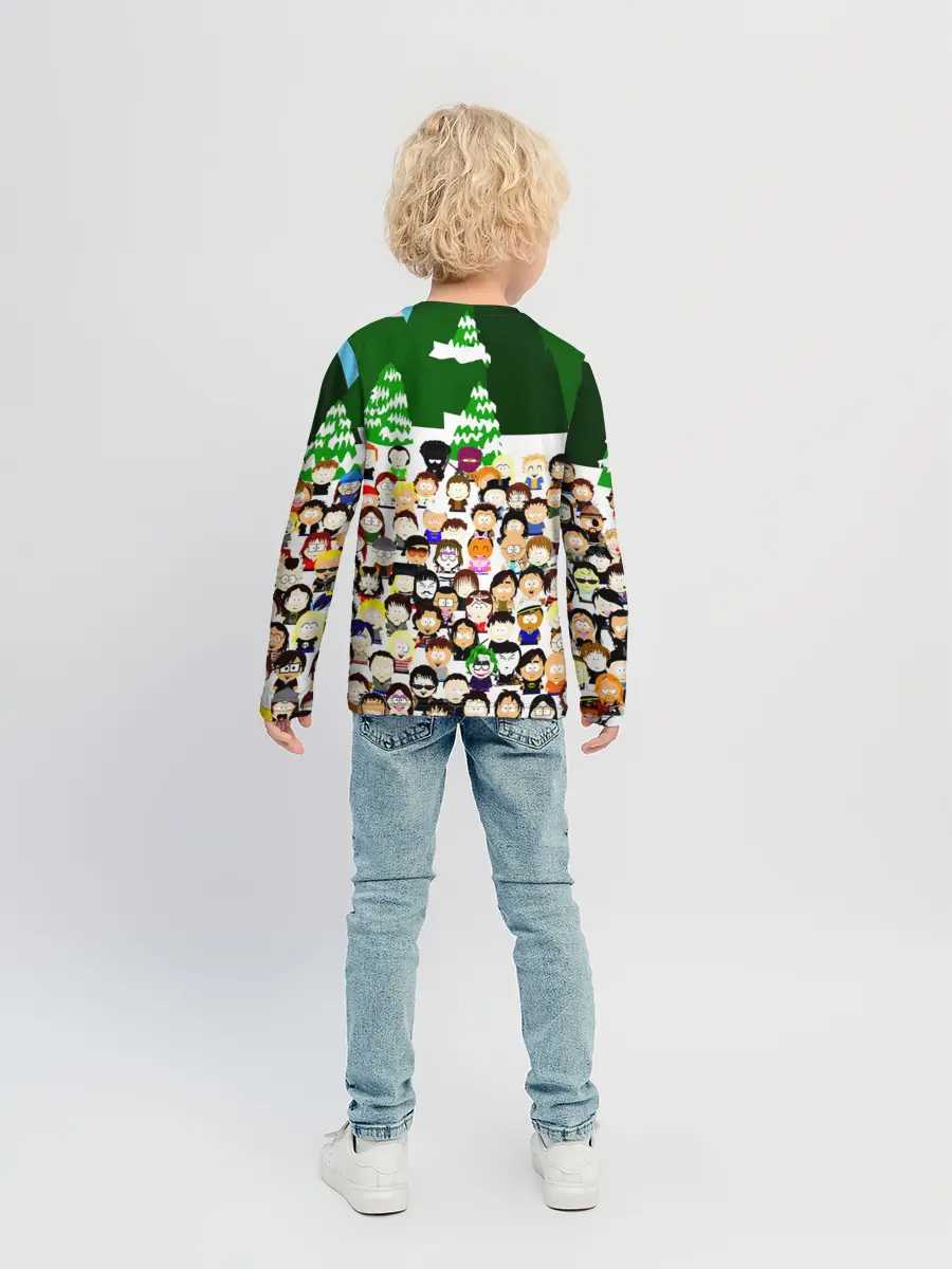 Детский лонгслив / Южный Парк / South Park .