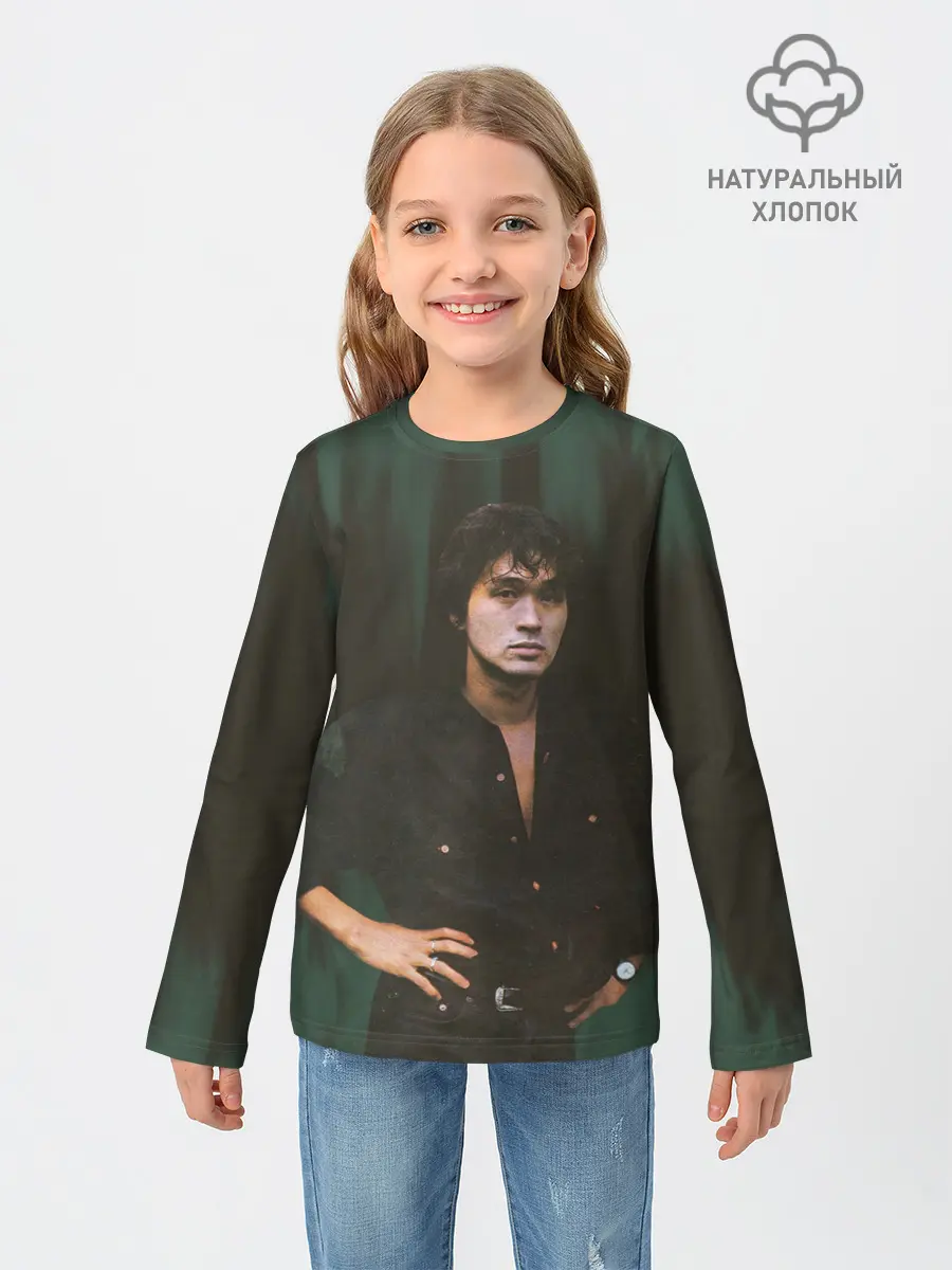 Детский лонгслив / ВИКТОР ЦОЙ