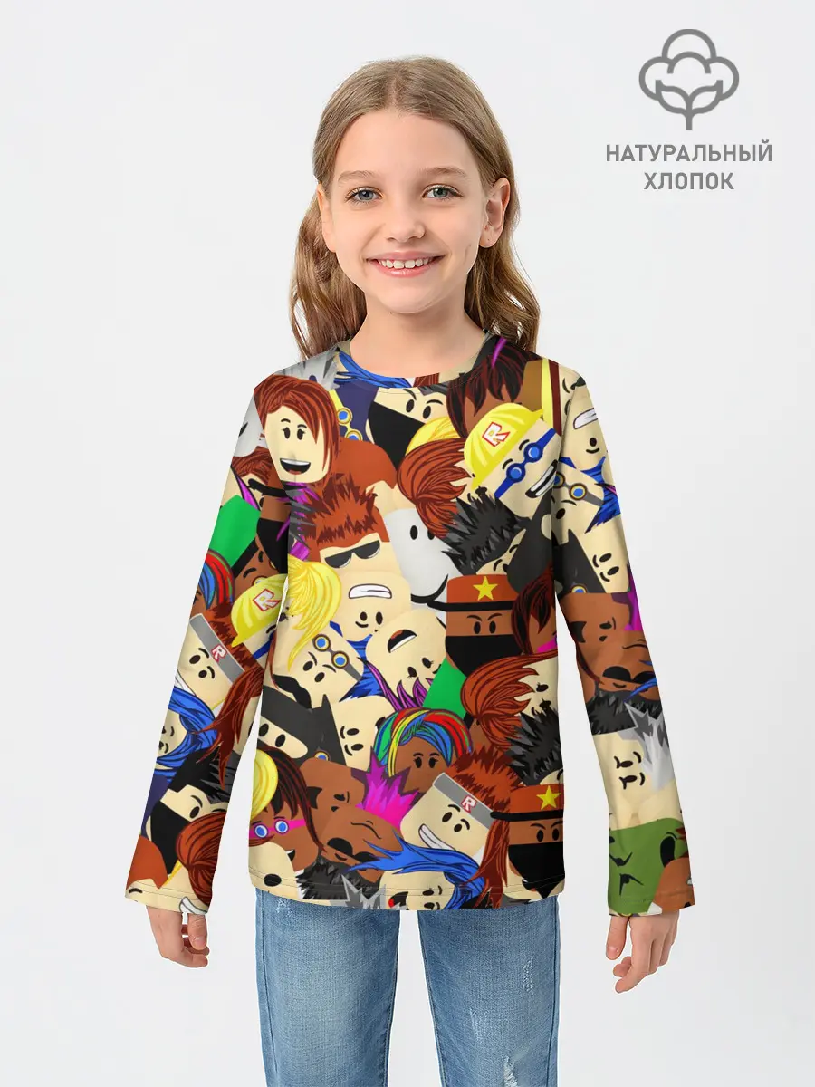 Детский лонгслив / ROBLOX