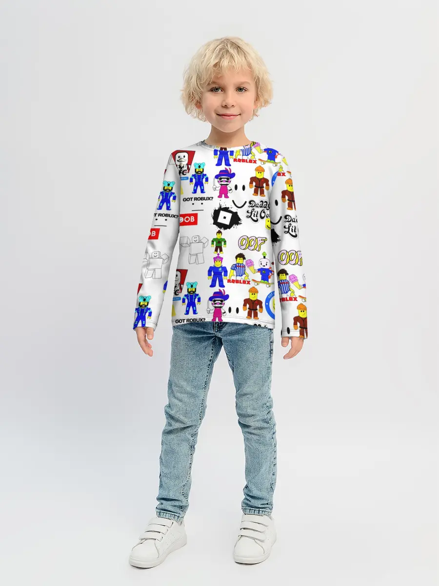 Детский лонгслив / ROBLOX