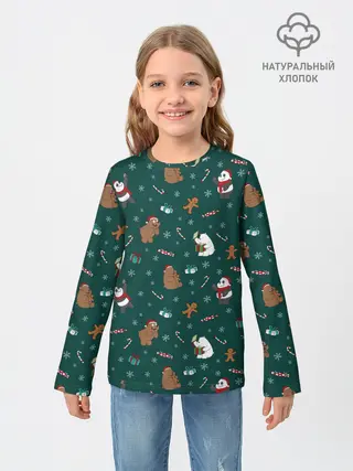 Детский лонгслив / We Bare Bears