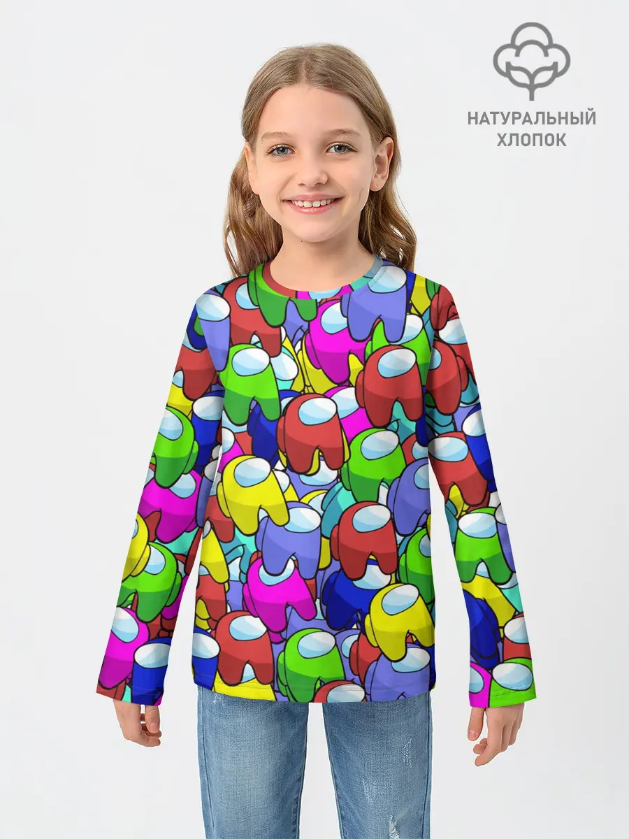 Детский лонгслив / AMONG US