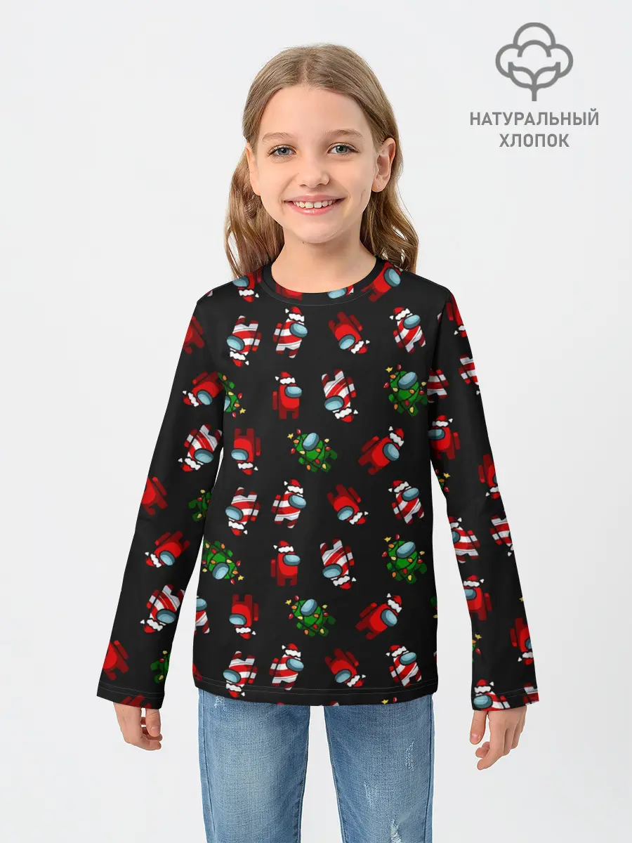 Детский лонгслив / AMONG US