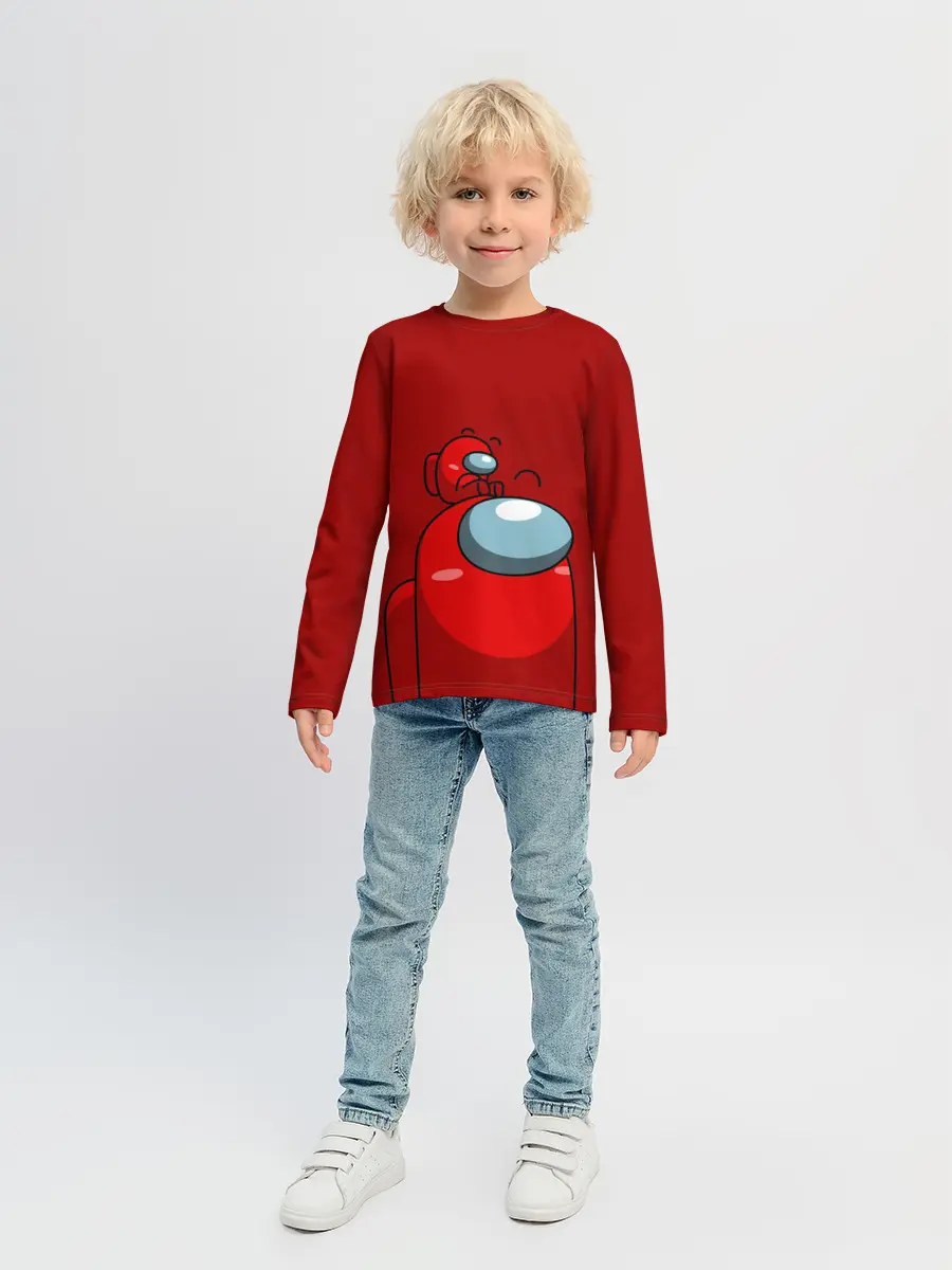 Детский лонгслив / МИМИ АМОНГ АС