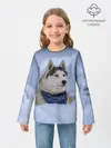 Детский лонгслив / Хаски