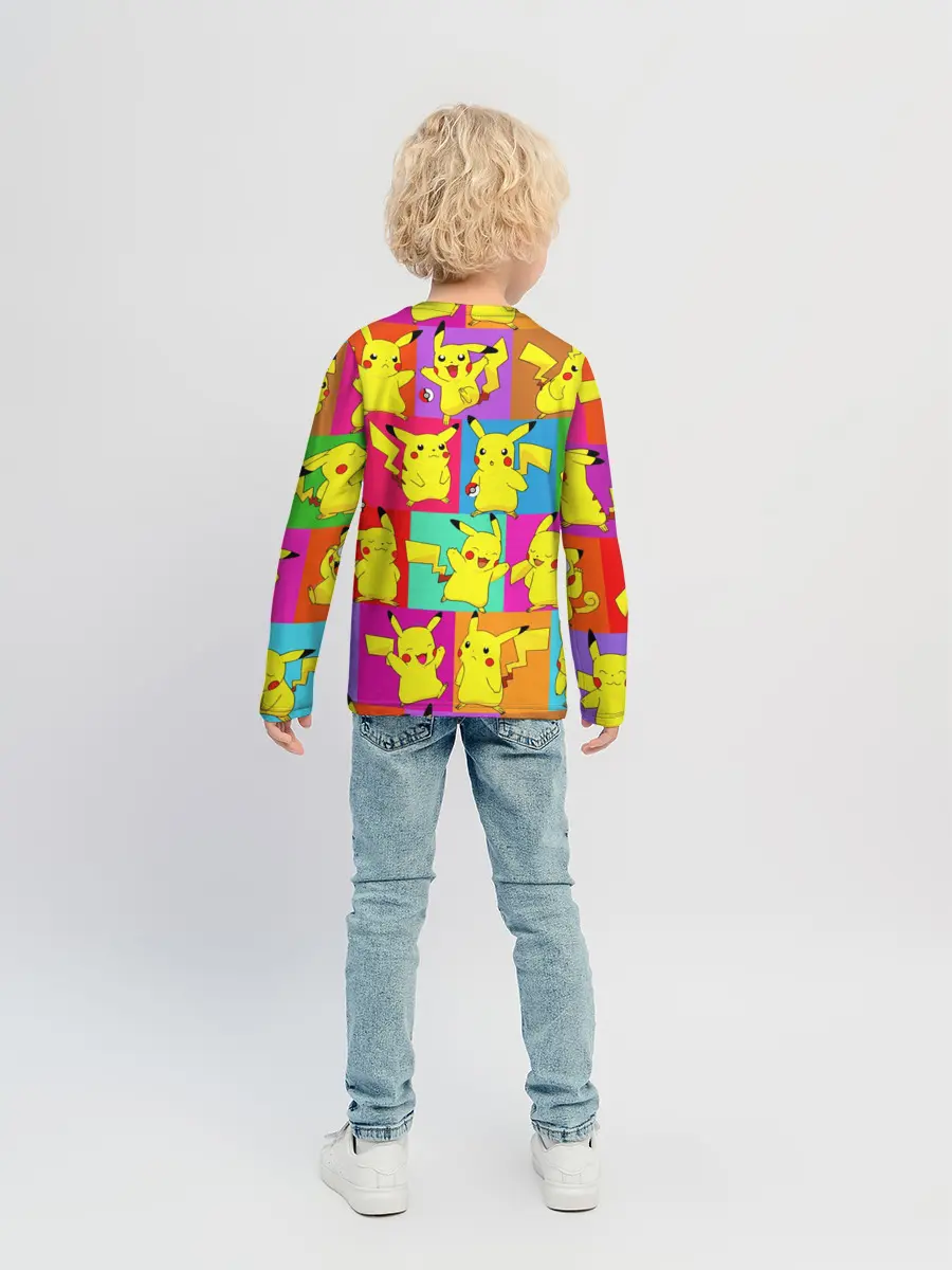 Детский лонгслив / ПИКАЧУ