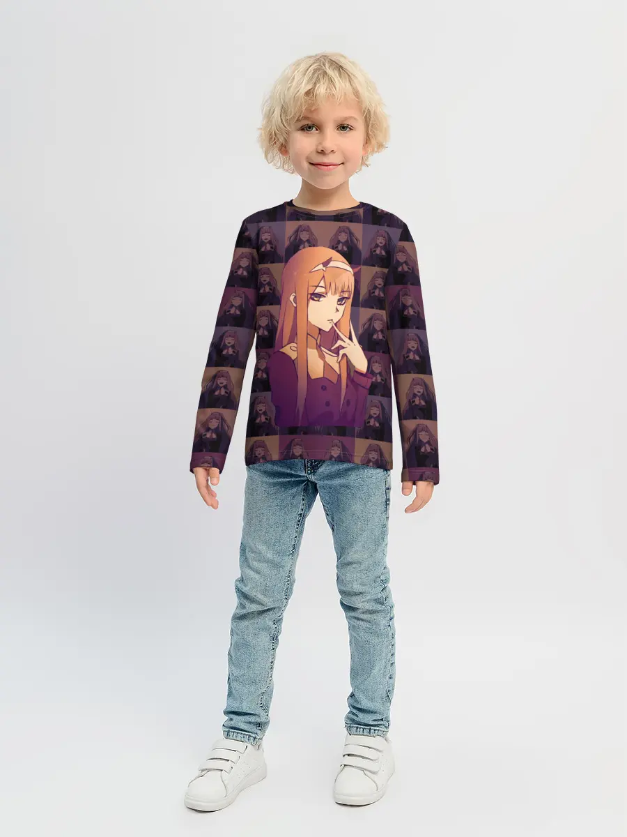 Детский лонгслив / Zero Two Dance