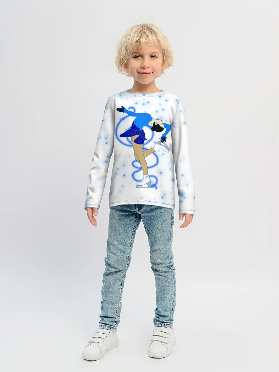 Детский лонгслив / Фигурное катание