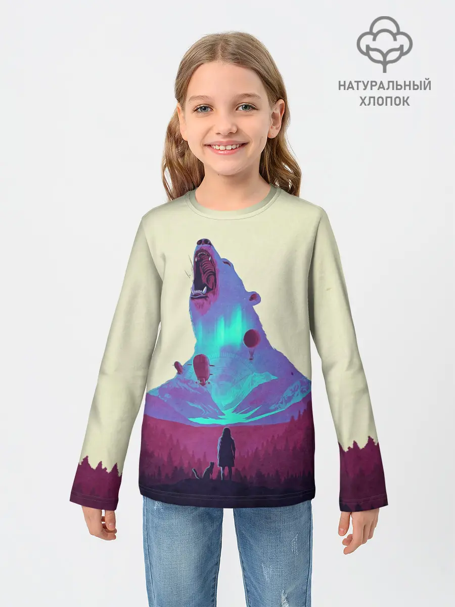 Детский лонгслив / Armored bear