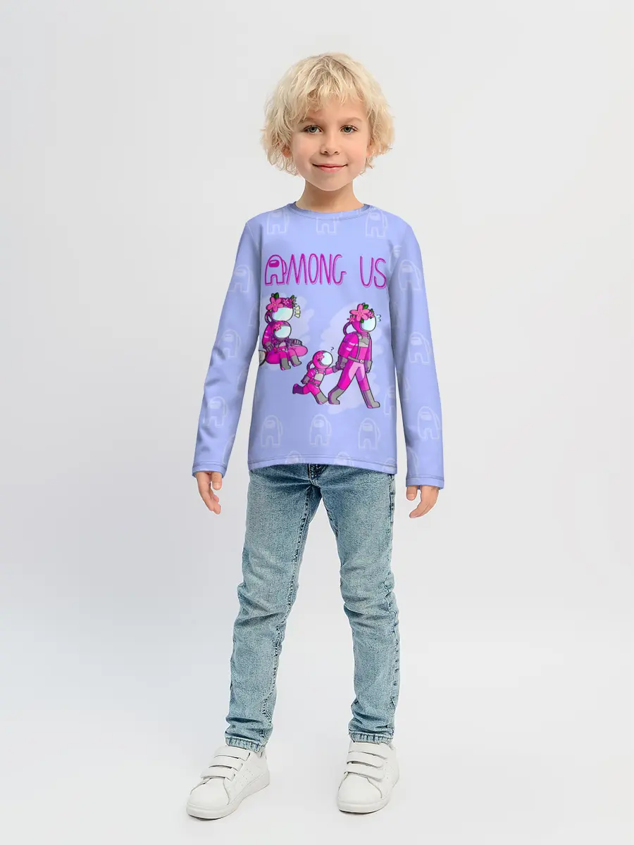 Детский лонгслив / Among Us