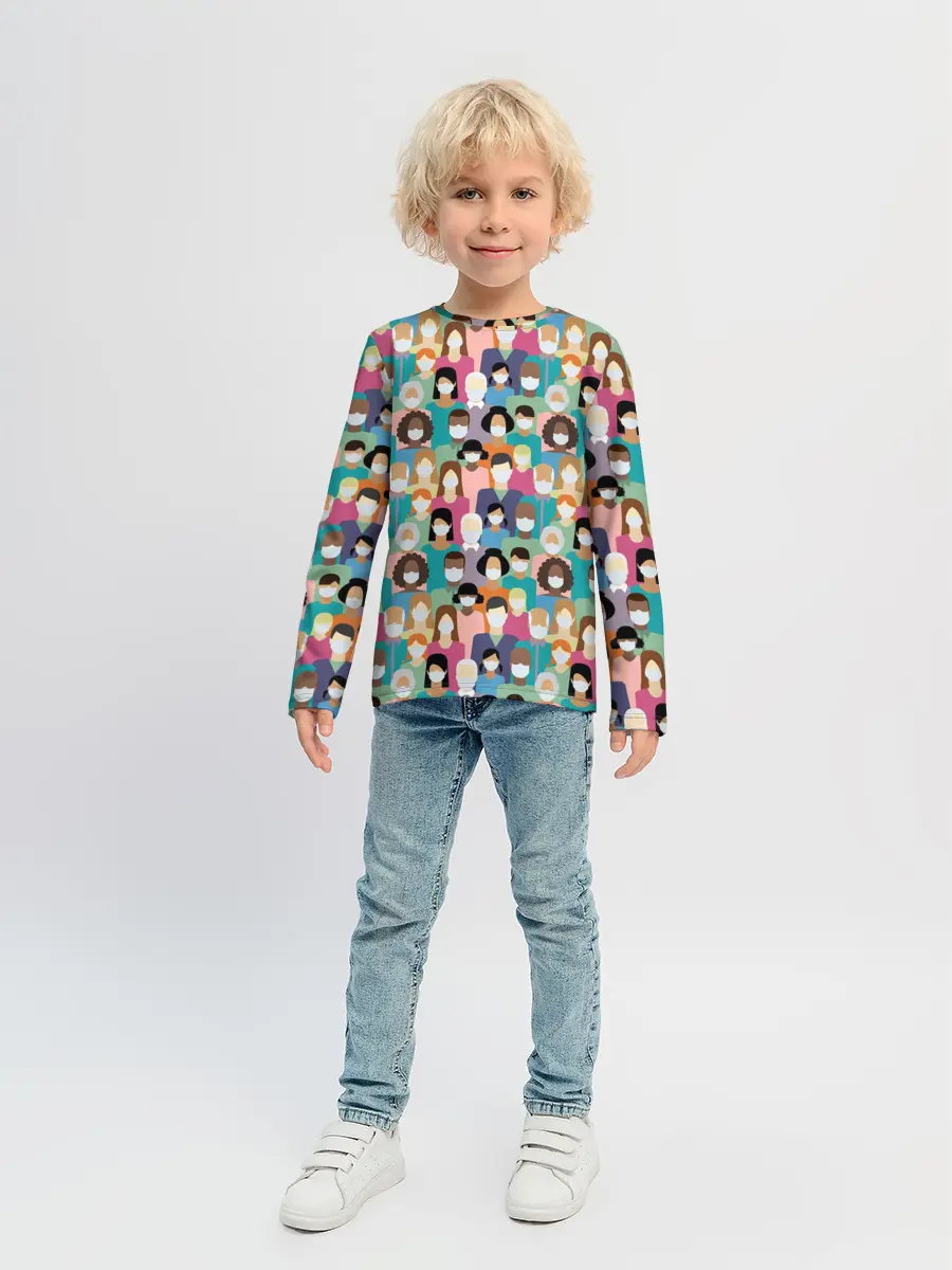 Детский лонгслив / Масочный Режим