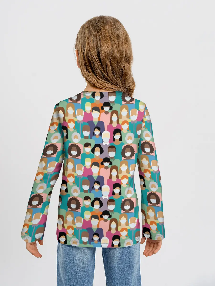 Детский лонгслив / Масочный Режим