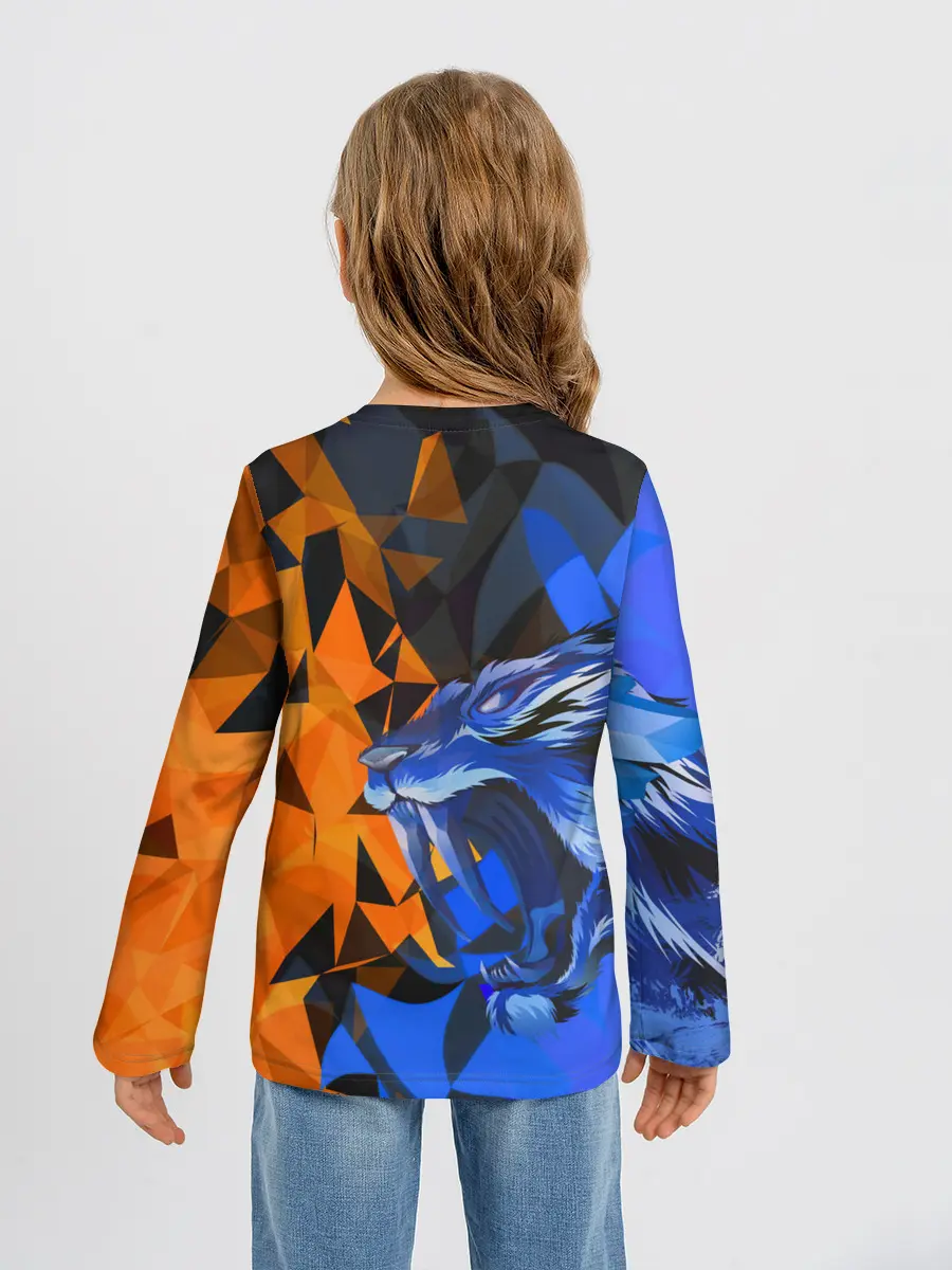 Детский лонгслив / Тигр