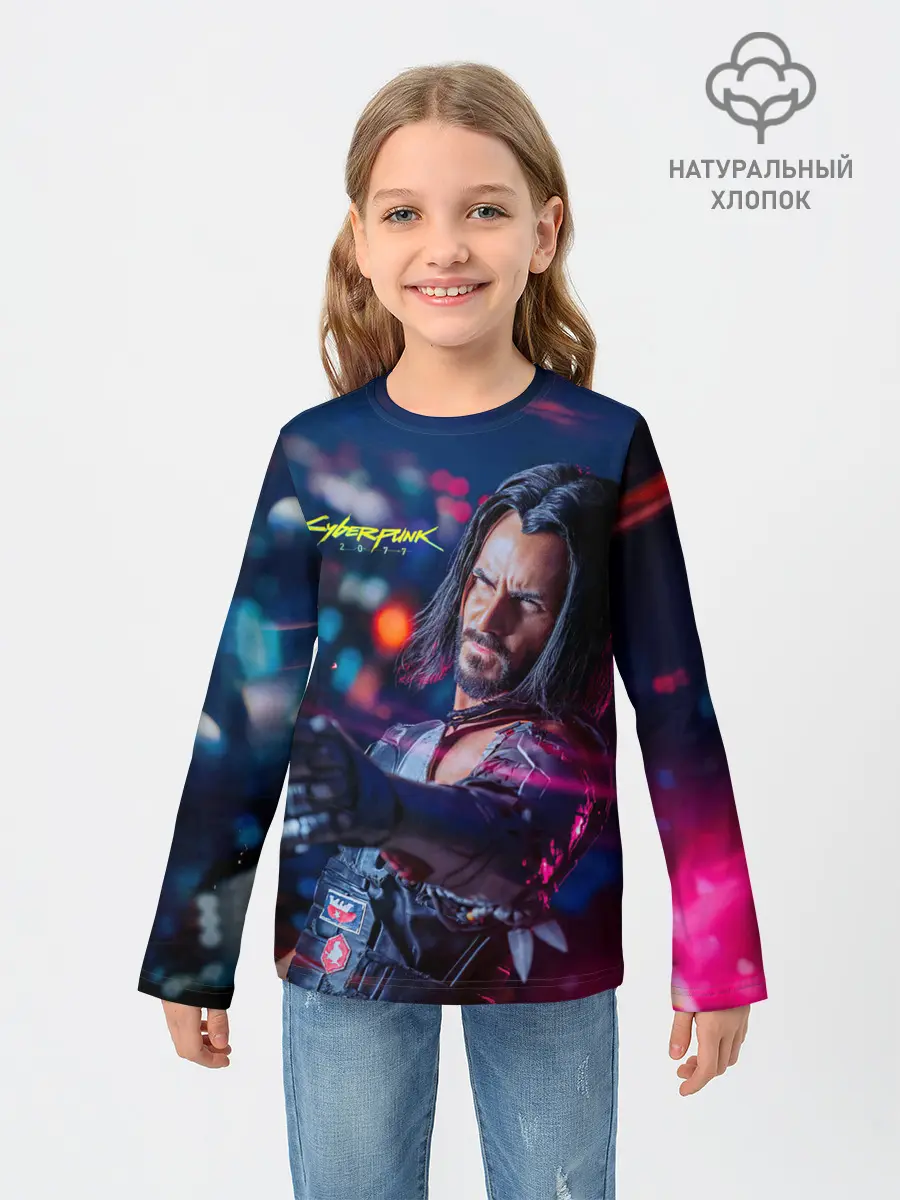 Детский лонгслив / Cyberpunk 2077