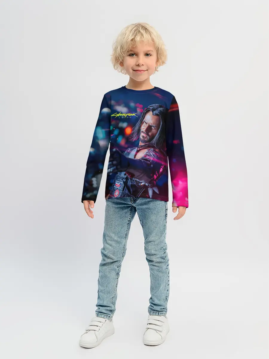 Детский лонгслив / Cyberpunk 2077