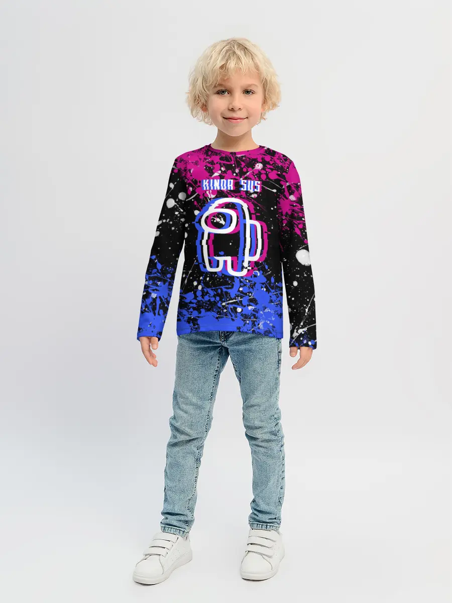 Детский лонгслив / AMONG US.