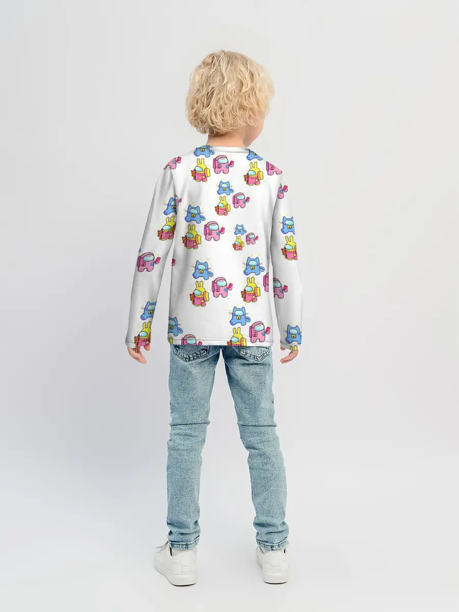 Детский лонгслив / Among Us