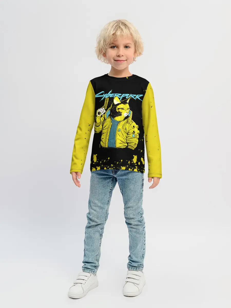 Детский лонгслив / CyberPunk 2077