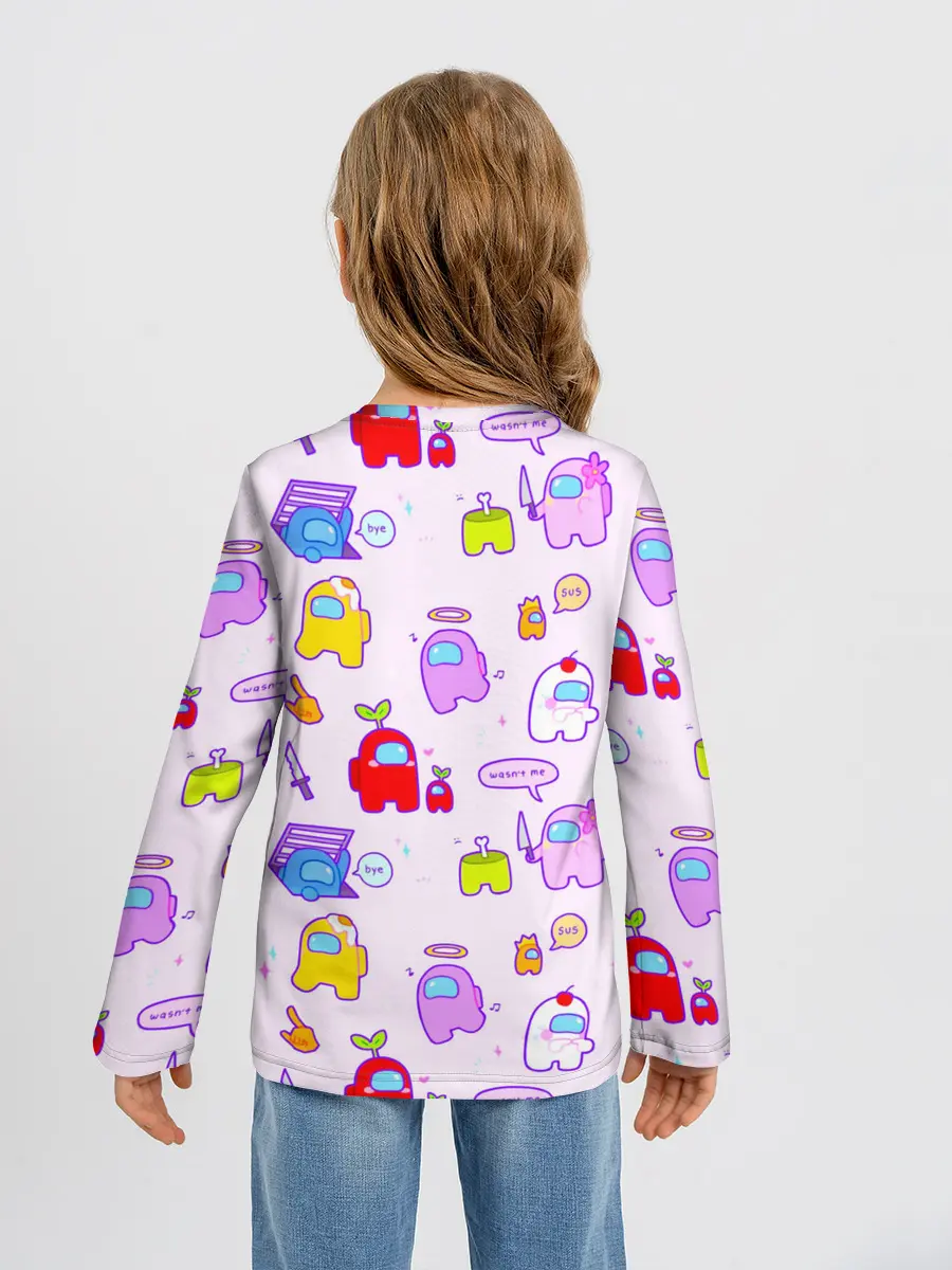 Детский лонгслив / Among Us