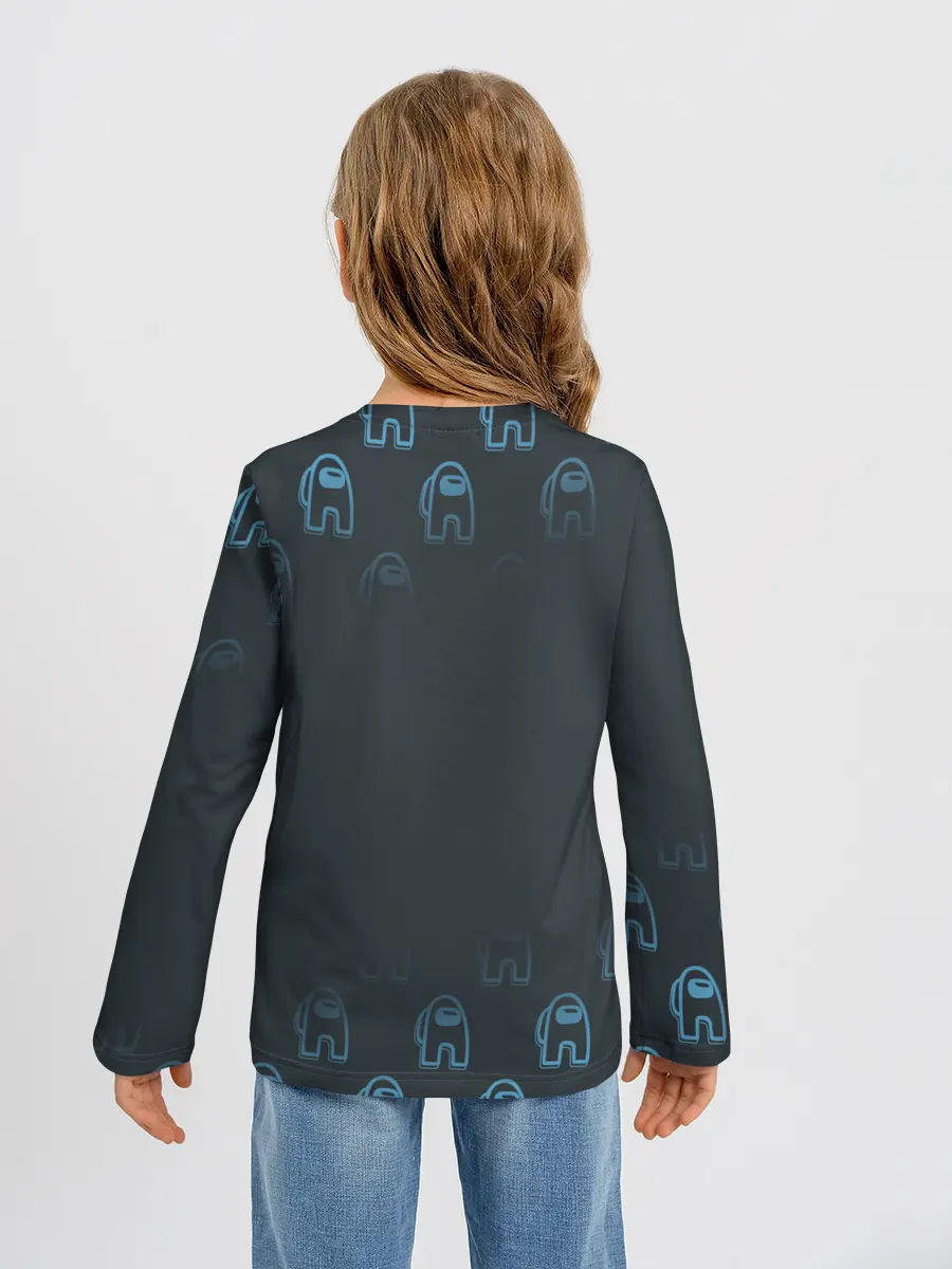 Детский лонгслив / Among Us