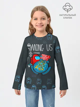 Детский лонгслив / Among Us