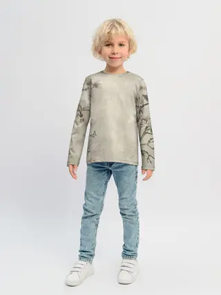 Детский лонгслив / Цветущая сакура.