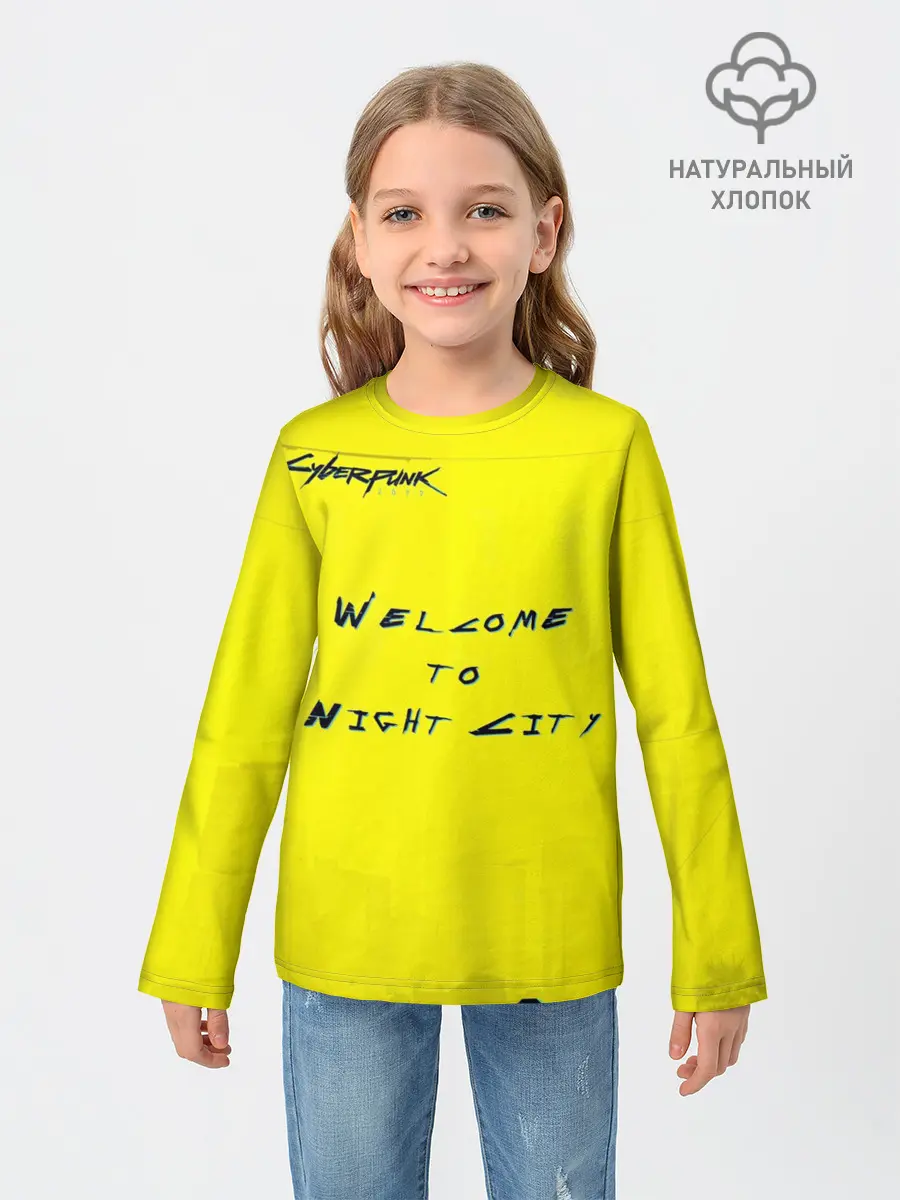 Детский лонгслив / Cyberpunk 2077