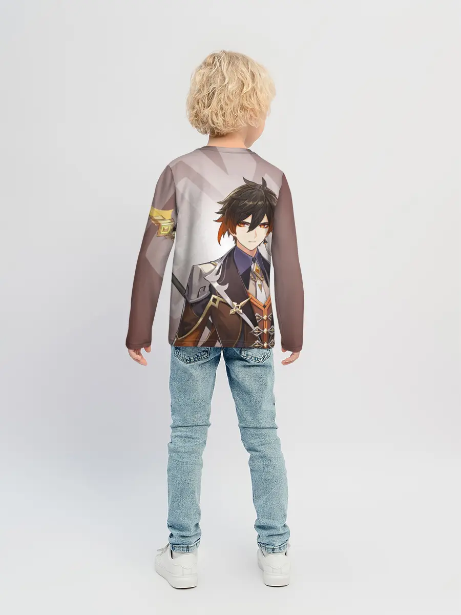 Детский лонгслив / GENSHIN IMPACT, ЧЖУН ЛИ