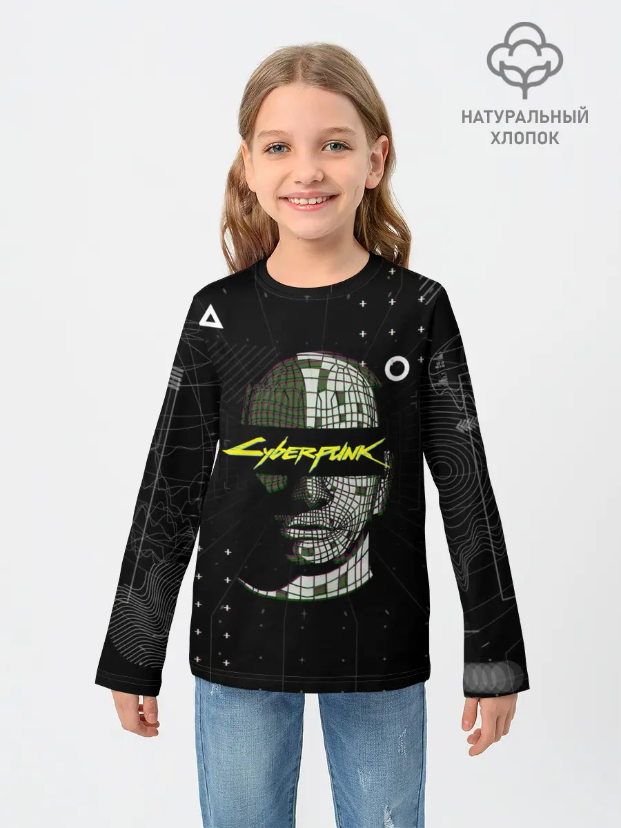 Детский лонгслив / Cyberpunk 2077