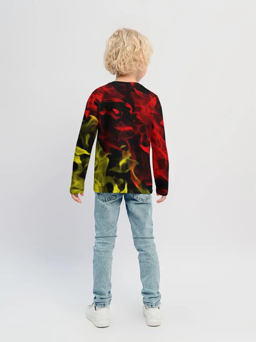 Детский лонгслив / Маг огня Among us