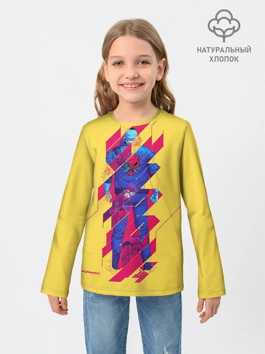 Детский лонгслив / Cyberpunk 2077