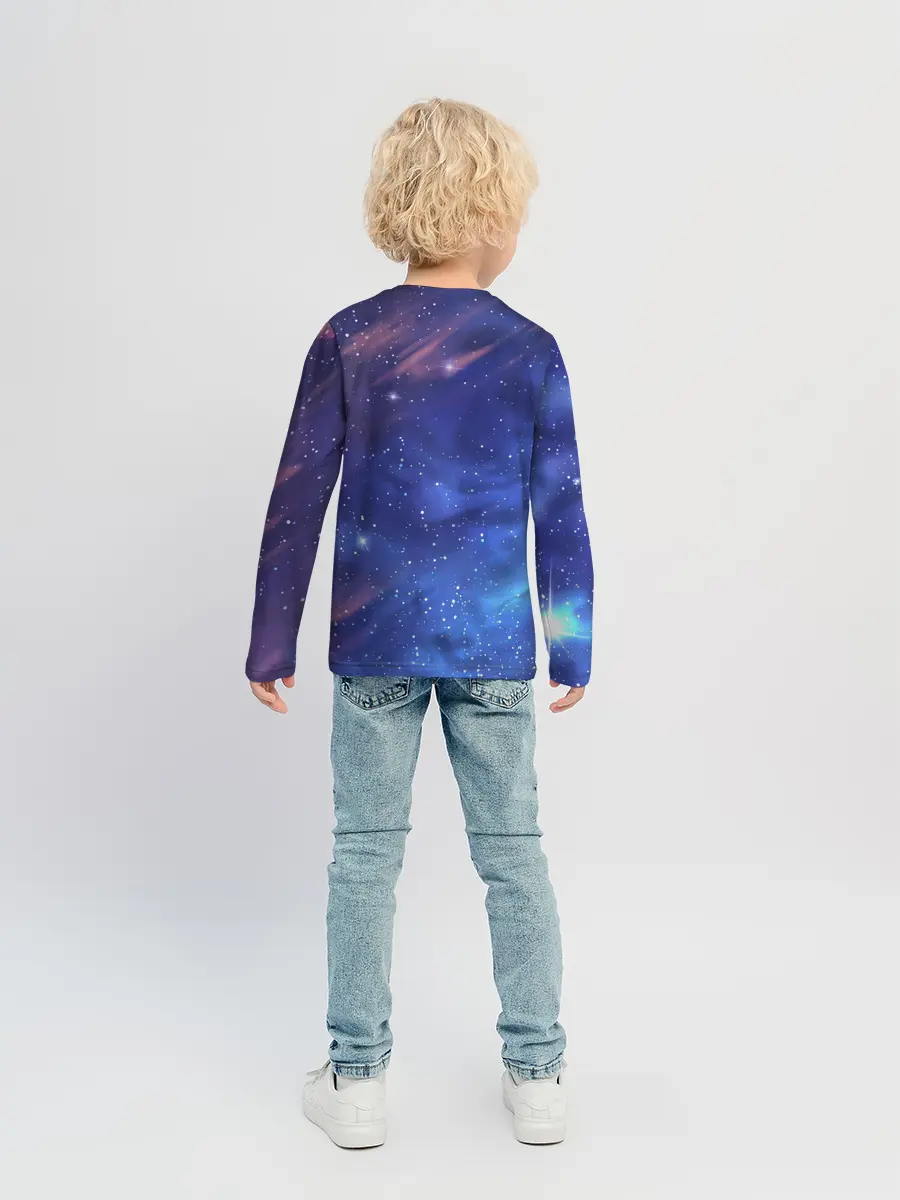 Детский лонгслив / Звёздное небо