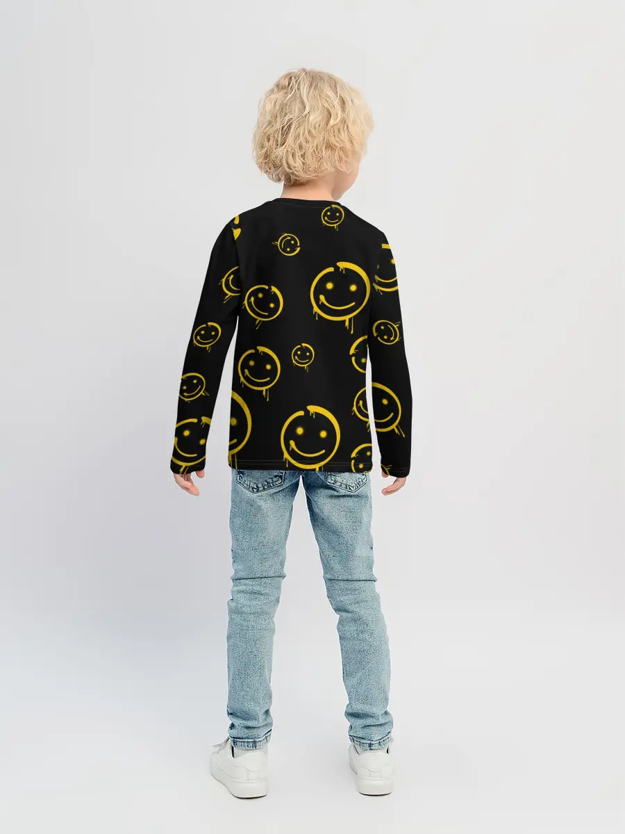 Детский лонгслив / Смайл